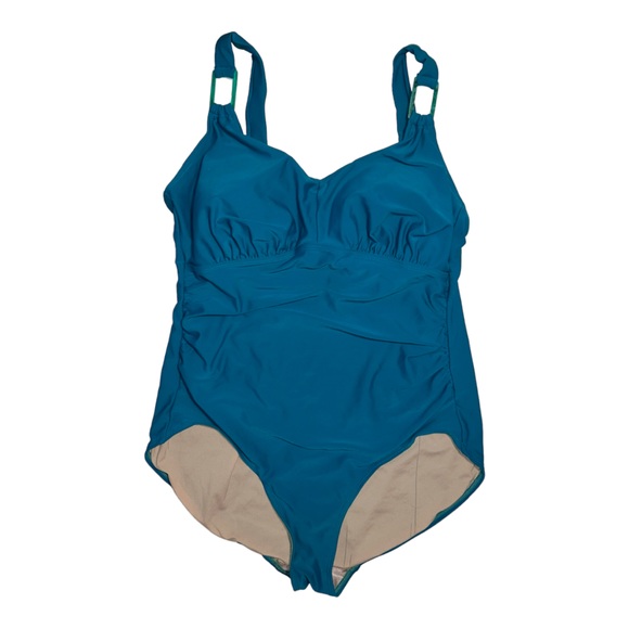 Swim Vintage Turquoise One Piece Swimsuit Size Xl Poshmark